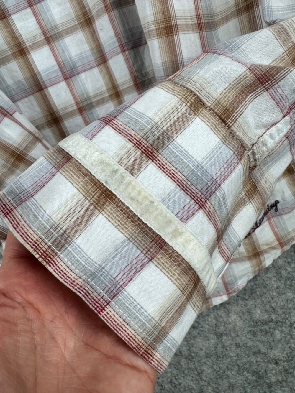 Vintage English Laundry Mens Plaid Shirt French Cuff Embroidered Sz XXL Cotton - Picture 8 of 16
